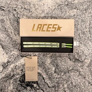 Golden Goose Vibrant Green Shoe Laces